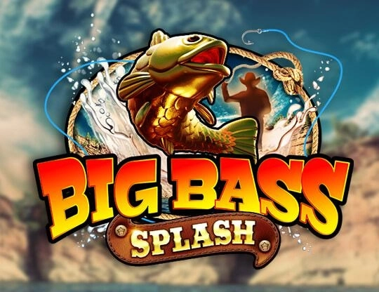 Big Bass Splash -kolikkopelin logo ja hyppäävä kala